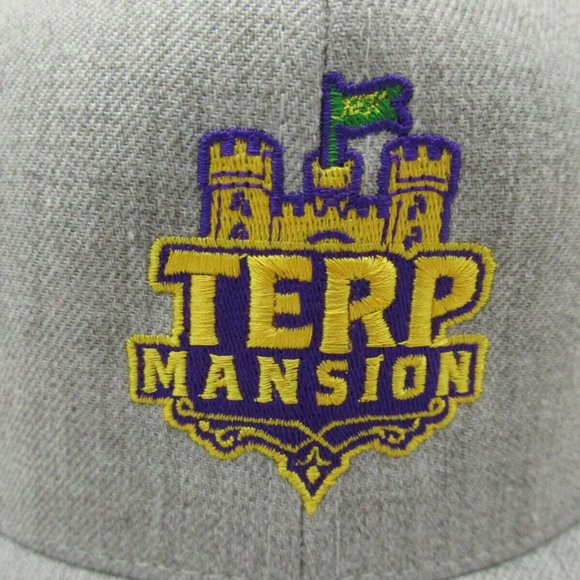 Terp Mansion Cannabis Company Humboldt California Gray Snapback Baseball Hat - Picture 2 of 5
